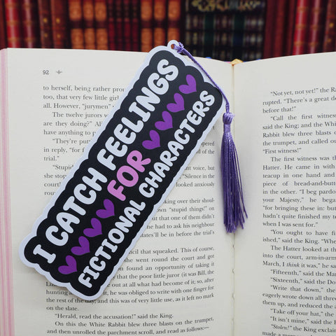 Punchkins - “I Catch Feelings For Fictional Characters” Bookmark