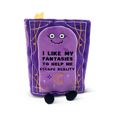 Punchkins - "I Like My Fantasies to Help Me Escape Reality" Book Plush