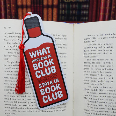 Punchkins - “What Happens in Book Club Stays in Book Club” Bookmark