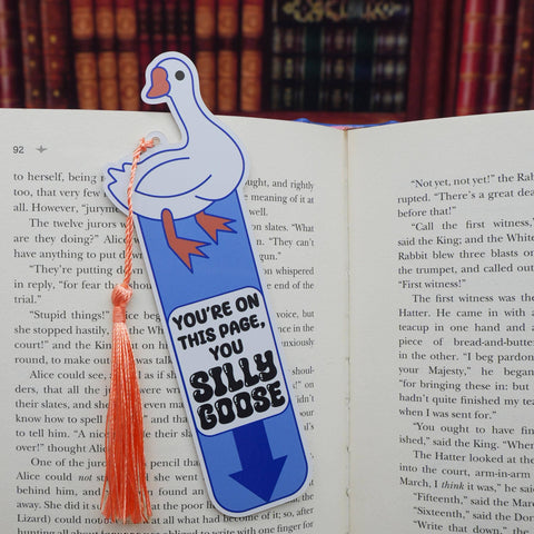 Punchkins - “You’re on This Page, You Silly Goose” Bookmark