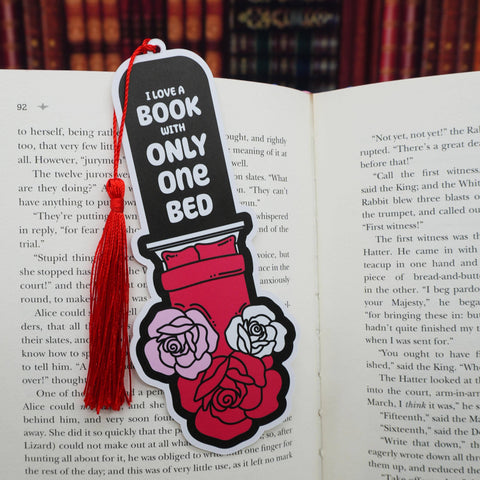 Punchkins - “I Love a Book With Only One Bed” Bookmark