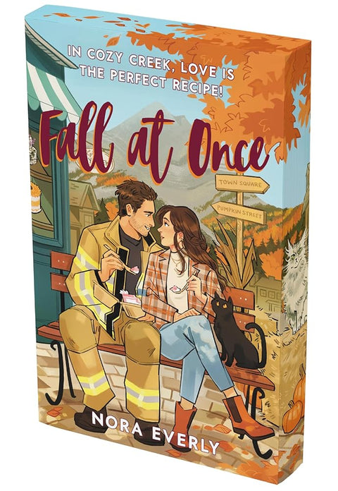 Fall at Once: A Small Town, Autumn-Inspired, Single Dad Firefighter Rom Com (Cozy Creek Collection) cover image