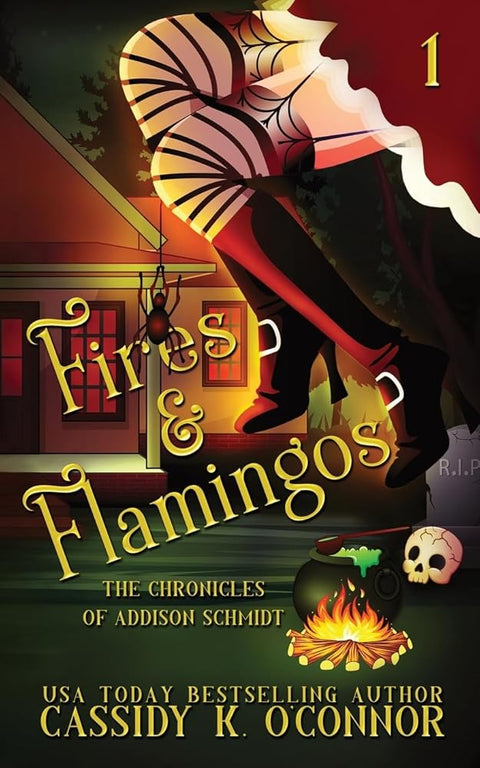 Fires & Flamingos: A Small town Paranormal Women's Fiction story (The chronicles of Addison Schmidt) cover image