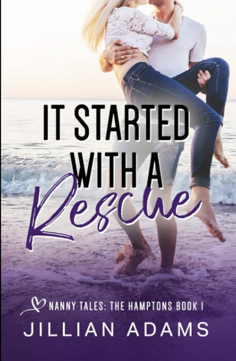 It Started With A Rescue: A Young Adult Sweet Romance (Nanny Tales: The Hamptons) cover image