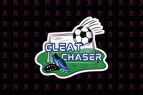 Bookish Gift - Romance Reader Sticker - Cleat Chaser Soccer Weatherproof Vinyl Sticker