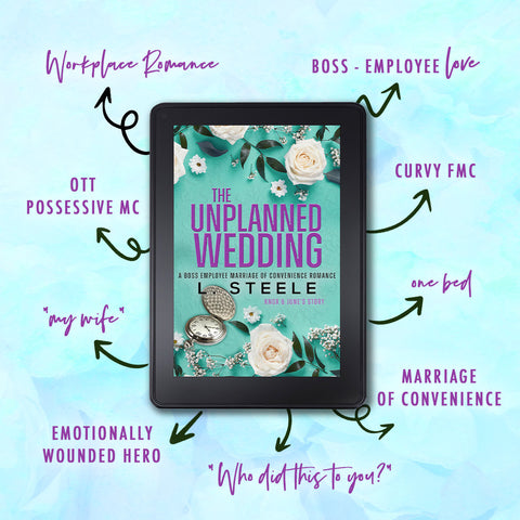 The Unplanned Wedding Foil Paperback with Sprayed Edges