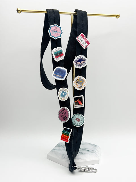 Bookish Gift - Bit Charm Lanyard - Romance Reader Lanyard - Charm Lanyard