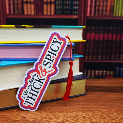 Punchkins - “I Like My Books Thick & Spicy” Bookmark