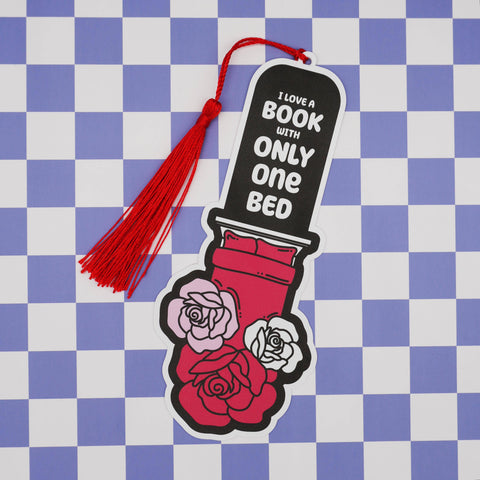 Punchkins - “I Love a Book With Only One Bed” Bookmark
