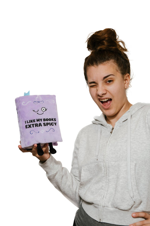 Punchkins -"I Like My Books Extra Spicy" Book Plush