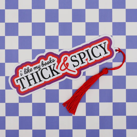 Punchkins - “I Like My Books Thick & Spicy” Bookmark