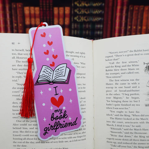 Punchkins - “I Love My Book Girlfriend” Bookmark