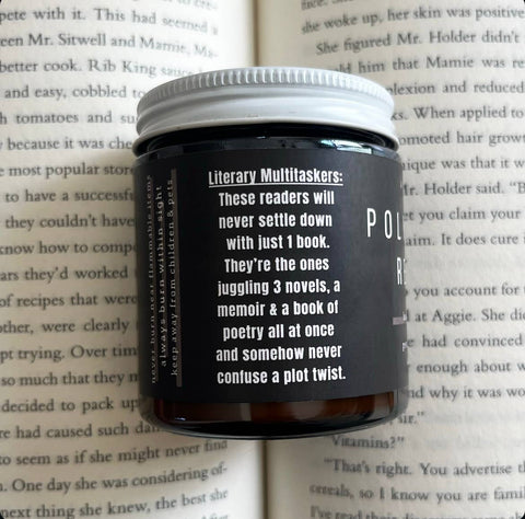 A Scent Story Candle Co - Polygamist Reader -  Bookish Candle | Book Themed Candle