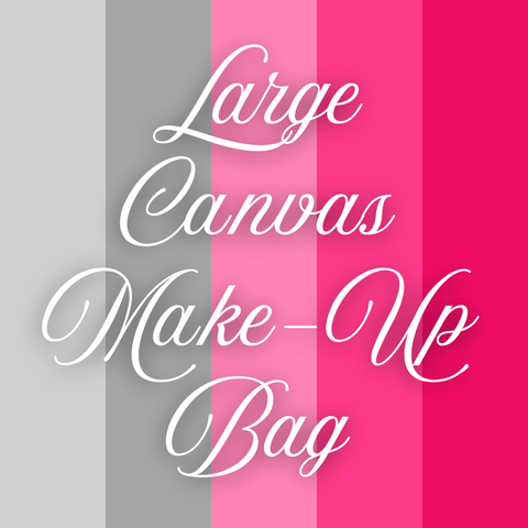 Large Canvas Make-up Bag
