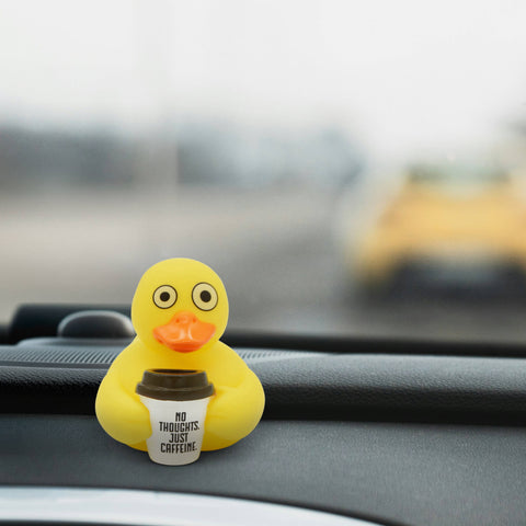Punchkins - “No Thoughts. Just Caffeine” Rubber Duck