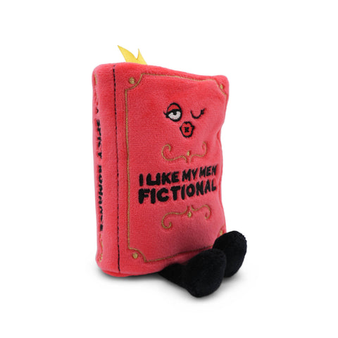 Punchkins - "I Like My Men Fictional" Book Plush Bag Charm