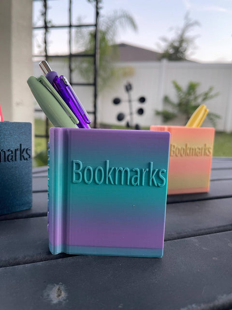 Create Fantasy Crafts - Book Shaped Bookmark Holder | Bookish | Bookshelf Decor