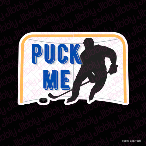 Bookish Gift - Romance Reader Sticker - Puck Me Waterproof Vinyl Sticker