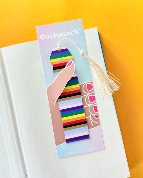 Cockmark - Pride Cockmark Bookmark