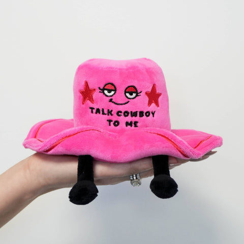 Punchkins - "Talk Cowboy to Me" Pink Cowboy Hat Plush