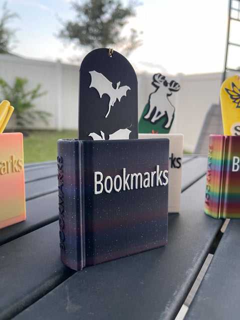 Create Fantasy Crafts - Book Shaped Bookmark Holder | Bookish | Bookshelf Decor