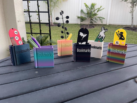 Create Fantasy Crafts - Book Shaped Bookmark Holder | Bookish | Bookshelf Decor