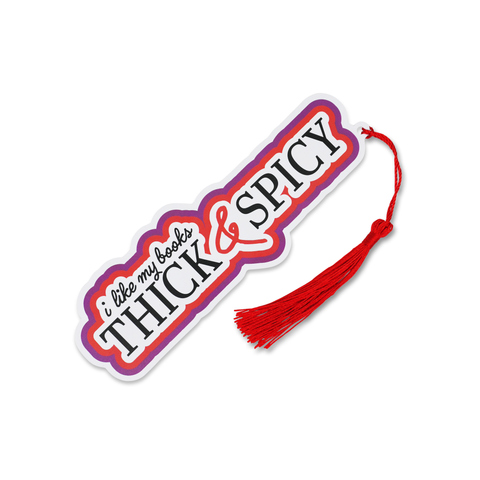 Punchkins - “I Like My Books Thick & Spicy” Bookmark