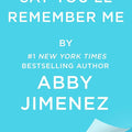 Say You'll Remember Me cover image