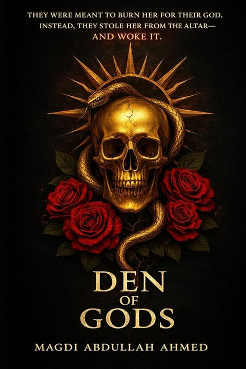Den Of Gods: (Gods of Ruin Saga, Book One): A Dark Romantasy of Sacrifice, Chains, and Three Ruthless Men cover image