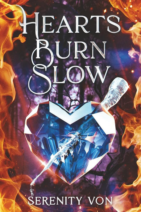 Hearts Burn Slow: A fae fantasy romance (The Broken States of Chaos) cover image