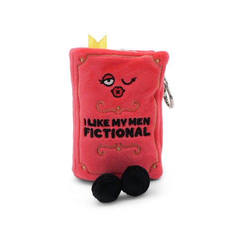 Punchkins - "I Like My Men Fictional" Book Plush Bag Charm