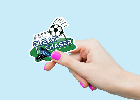 Bookish Gift - Romance Reader Sticker - Cleat Chaser Soccer Weatherproof Vinyl Sticker