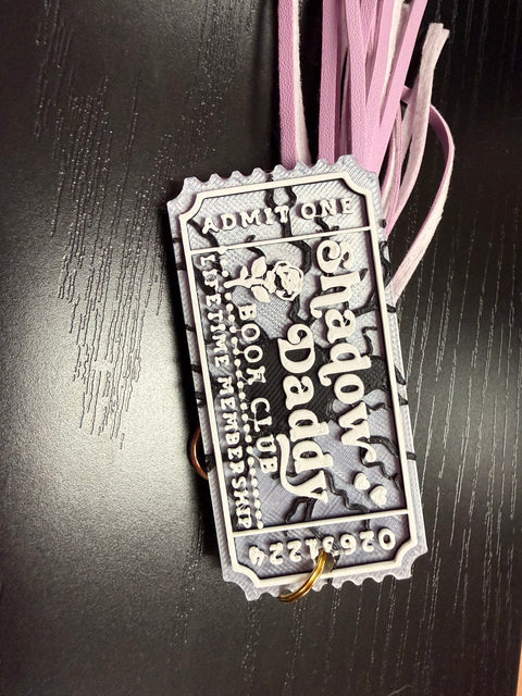 Bookish Ticket Key Chains