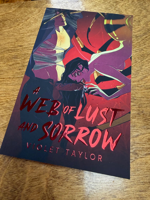 A Web of Lust and Sorrow | NSFW Foiled Cover | Darkly Depraved Monsters