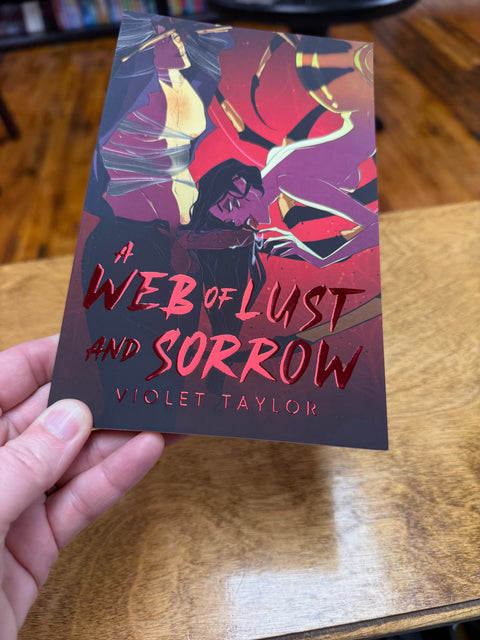 A Web of Lust and Sorrow | NSFW Foiled Cover | Darkly Depraved Monsters