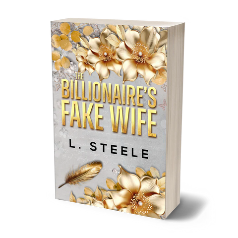 The Billionaire's Fake Wife Paperback Special Foil Edition with Sprayed Edges