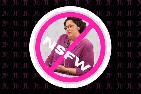 Bookish Gift - Romance Reader Sticker - NSFW Weatherproof Vinyl Sticker