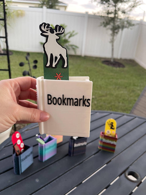 Create Fantasy Crafts - Book Shaped Bookmark Holder | Bookish | Bookshelf Decor