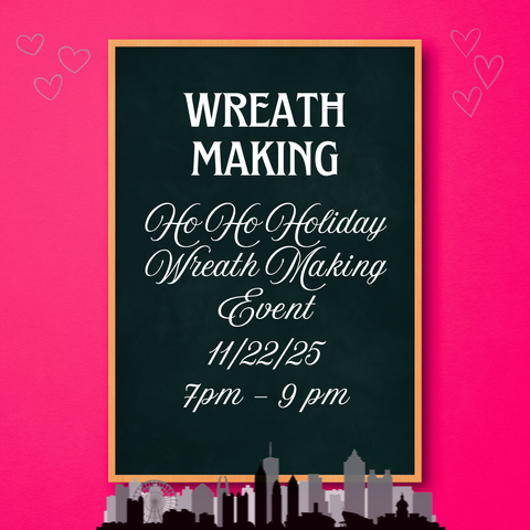 Craft Night at the Bookshop: Ho. Ho. Holiday Wreath Making 🎄