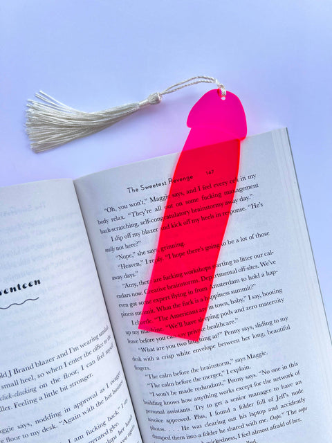 Pink Cockmark™ Bookmark