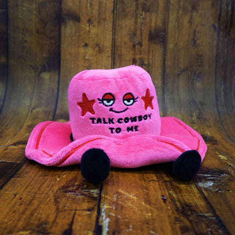 Punchkins - "Talk Cowboy to Me" Pink Cowboy Hat Plush