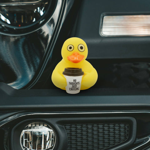 Punchkins - “No Thoughts. Just Caffeine” Rubber Duck