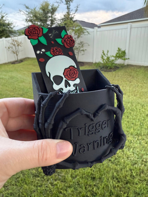 Create Fantasy Crafts - Skeleton Hands Bookmark Holder | Bookshelf Decor