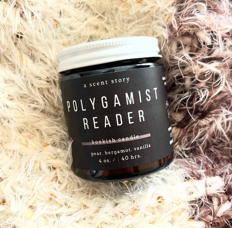 A Scent Story Candle Co - Polygamist Reader -  Bookish Candle | Book Themed Candle