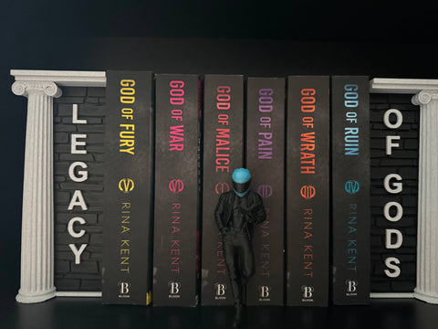 Create Fantasy Crafts - Reading Biker | Bookshelf Decor | Customizable Helmet Color