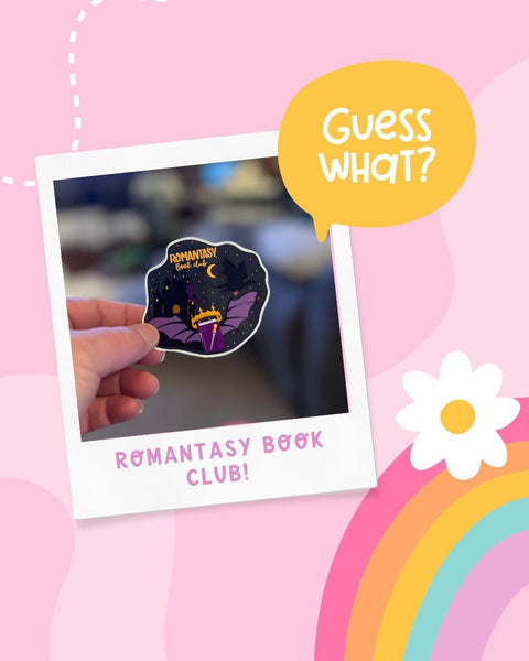 Romantasy Book Club drawn Stickers, Cute Animal Stickers, Laptop Decals, Vinyl Sticker Pack, Planner Accessories,